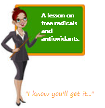 free radicals, teacher, antioxidants